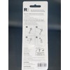 Reliabilt Satin Nickel Step-Release Kick Down Door Stop Rubber Shoe