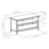 Winsome Zuri Transitional Solid Wood TV Stand for TVs up