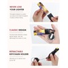 GAUENEEN 10-Piece Retractable Lighter Holder Keychain with Clip, Classic Lighter
