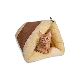 Cosy 2 In 1 Warm Igloo Bed For Pet Cat/Kitten Dog/Puppy Plush Cave/House/Mat/Snug