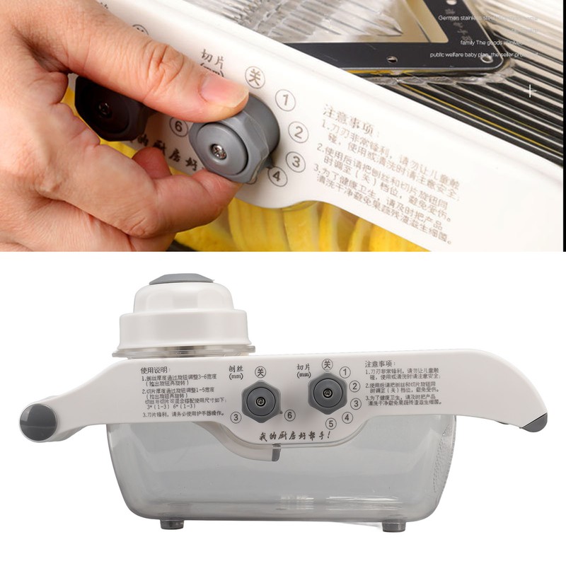 Fruit and Vegetable Slice Cutter Stainless Steel Lemon Potato Slicing