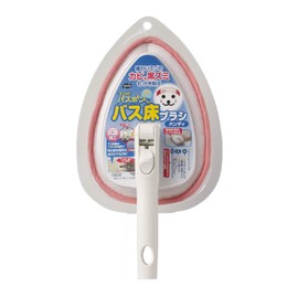 Yamazaki Sangyo 157877 Bath Cleaning, Bath Floor Brush, Handy Unit Bath Bonkun, Pink