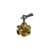 Velvac 4-Way Fuel Cock Valve 3/8 Fpt - 060001