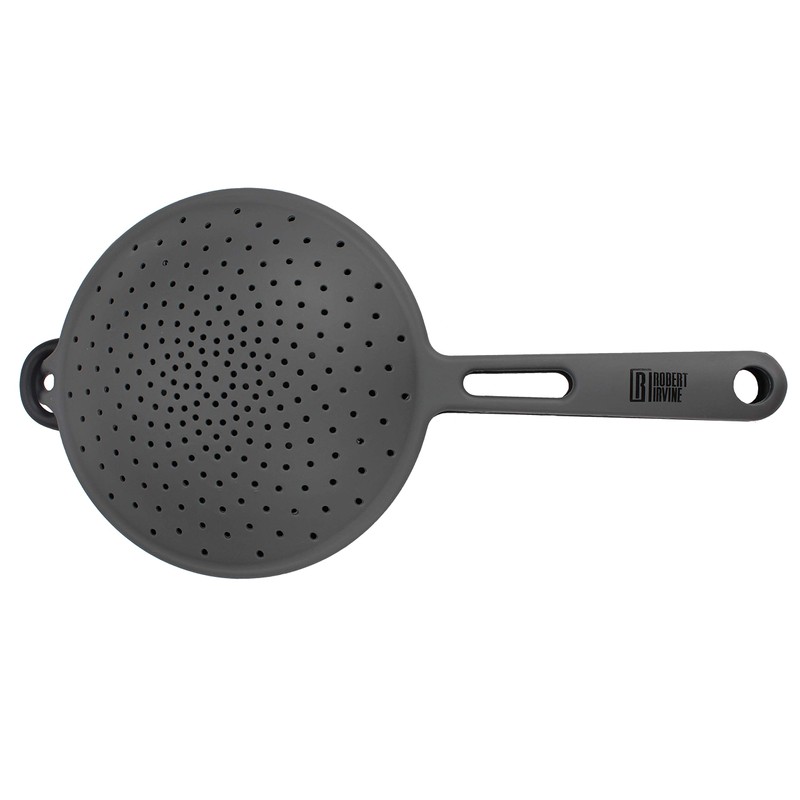 Cambridge Robert Irvine 2-in-1 Collapsible Colander, 0, BLACK