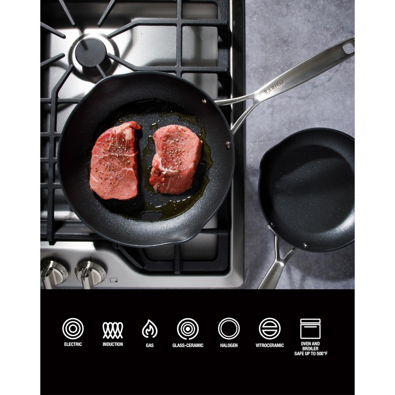 Babish 2 Piece 8 and 10 Inch Fry Pan Hard