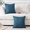 Artscope Set of 2 Cushion Covers, Plain Throw Cushion Cover,