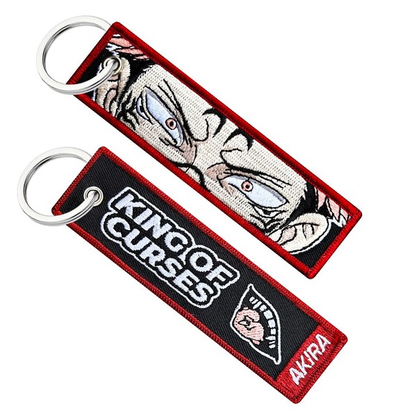 Genérico Anime Sorcerer Ryomen Sukuna Keychain, Motorcycle Keychain, Car, Backpack,