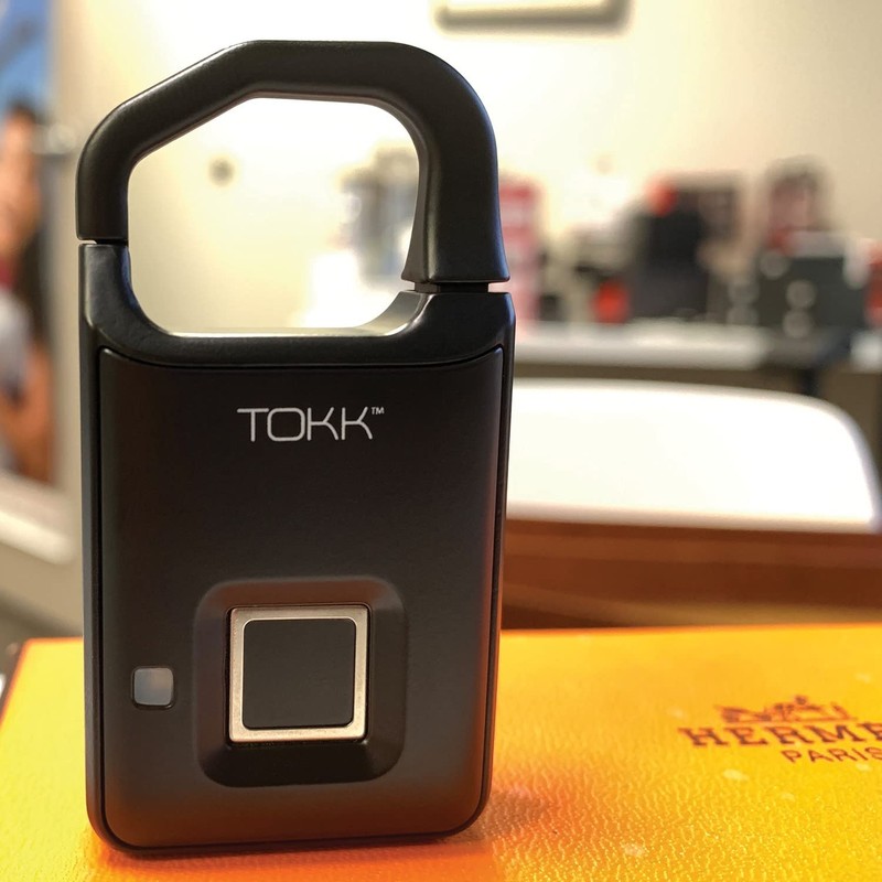 Pred Technologies USA Fingerprint Travel Lock, Silver (PL4)