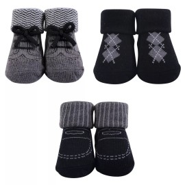 Hudson Baby Infant Boy Socks Boxed Giftset, Gentleman, One Size