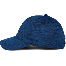 styleBREAKER 04023083 Unisex Baseball Cap with Mottled Surface, 6-Panel Baseball Cap, Velcro Adjustable, Flecked with Blue