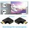 AXFEE HDMI Angle Adapter, 8K HDMI Angle Plug, HDMI 90
