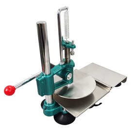 INTBUYING 7.8inch Manual Pizza Dough Pastry Press Machine Household Dough Sheeter Presser Dough Pastry Presser Stainless Steel Pasta Maker Pizza Express Dough Sheeter with Thickened Pallet