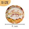 Visroco 40 PCS 9 '' Thanksgiving Paper Plates Fall Theme