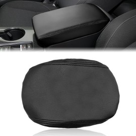 SYudwen Car Armrest Storage Box Lids Car Center Console Armrest Cover Protector Compatible with Civic 2022 2023 2024 2025 with CVT (Pure Black)
