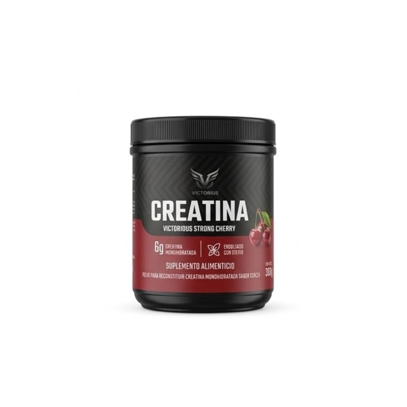 Creatina Monohidratada Cereza en Polvo | Estevia | 6g por