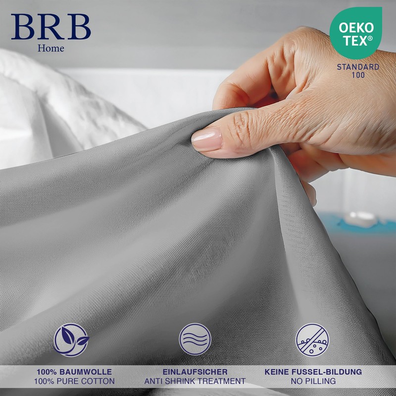 BRB Home Fitted Sheet 140 x 200 cm - Fitted
