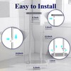 Kitsure Toilet Paper Holder Free Standing – Rustproof Metal Toilet