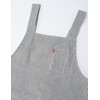 Edwin Hickory Apron, 2 Stage Adjustable Back Button, H-Shape, Both