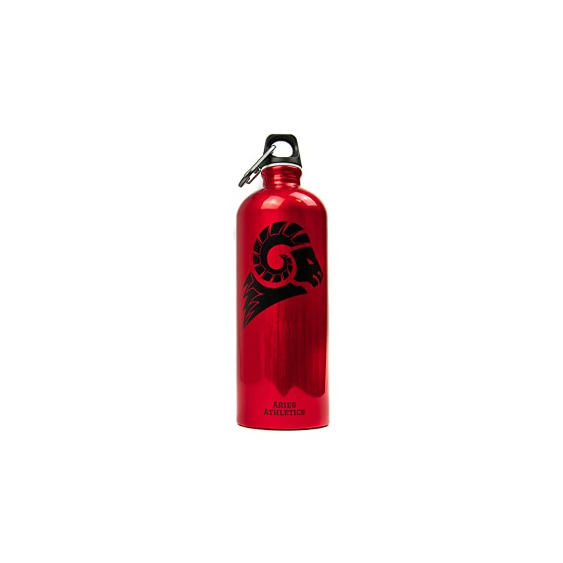 Aries Athletics Drinking Bottle 1 Litre with Carabiner Suitable for