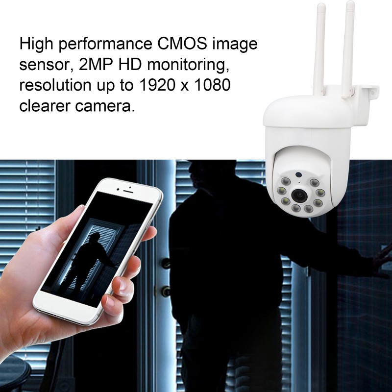 WiFi Security Cameras 1080P 2 Way Talk 2.4GHz WiFi 100‑240V