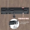 SAYAYO EMS9000-B Door Bolt Black Stainless Steel Bolt Lock Lock