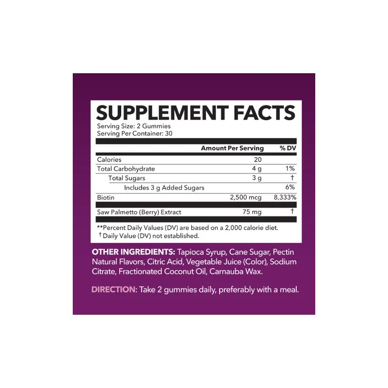 Havasu Nutrition Saw Palmetto Women's + Biotina 60 Caps Sfn