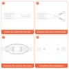 sourcing map Waterproof Appliance Switch, AC 250V 3A ON/Off Inline