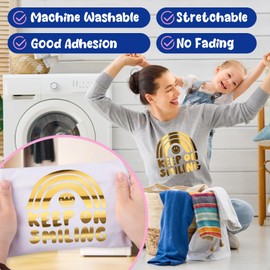 TECKWRAP PU Metallic Heat Transfer Vinyl Roll 12" x 5ft Chrome Gold HTV for DIY Clothing,T-Shirts,Fabric Foil Iron on Vinyl Compatible with Heat Press Craft Cutters