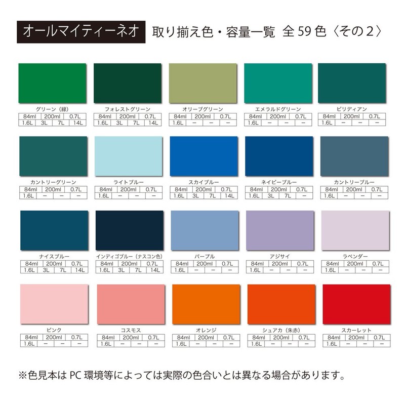 atomuhausupeinto Water-Based Gloss and Versatile Paint The Neo 200ml Red