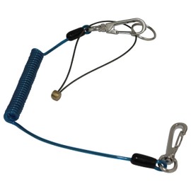 SK11 SSC-1S Safety Cord, Short Size, Natural Length: Approx. 16.5 inches (420 mm), Working Load Capacity: 2.2 lbs (1 kg), Connection Cord Included, Blue
