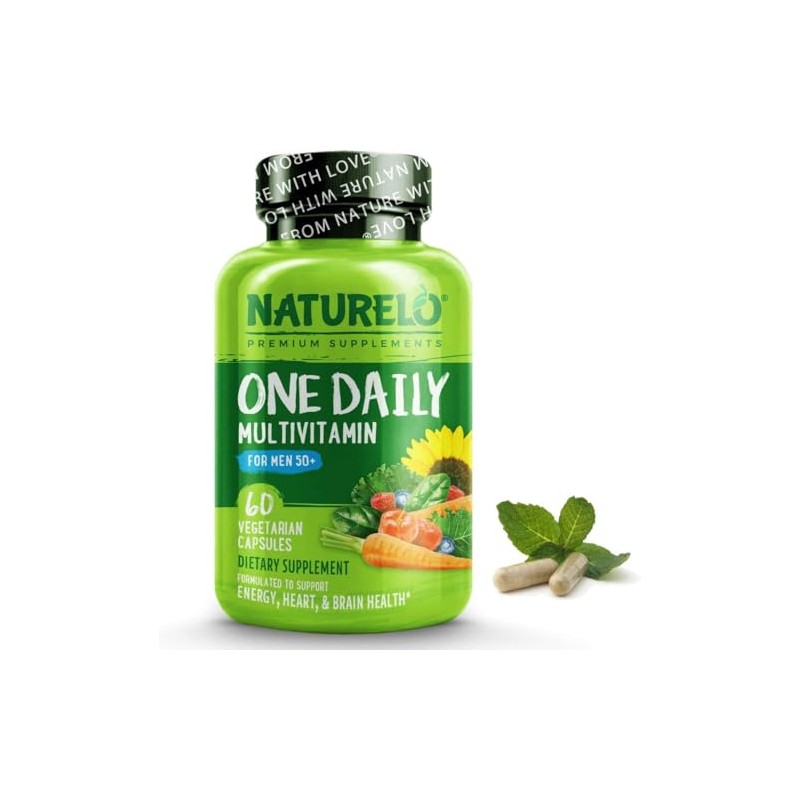 NATURELO One Daily Multivitamin for Men Over 50 | 60