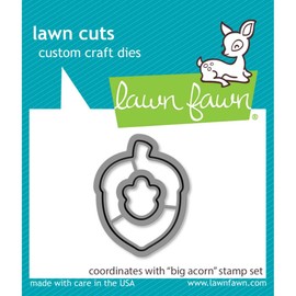 Lawn Fawn LF2404 Big Acorn - Lawn Cuts Custom Craft Dies
