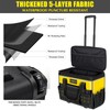 POWSTR 21" Rolling Tool Bag with Wheels,Waterproof Rolling Tool Tote
