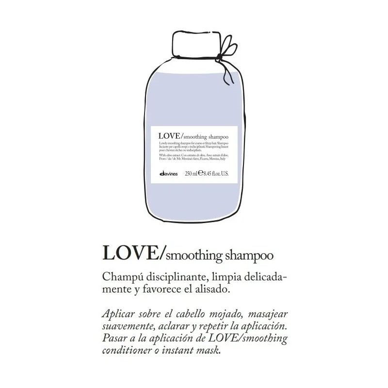 Love Smoothing Shampoo Davines