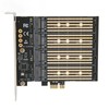 SATA NGFF to PCIe Adapter 4 Disk Position 10Gbps AHCI