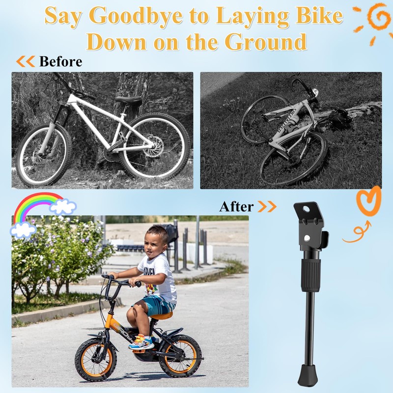 CYFIE Side Stand, Bicycle Stand, Kickstand Stand, Single Foot Stand,
