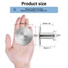 SAYAYO Self Adhesive Hooks for Hanging, Brushed Nickel Towel Hook