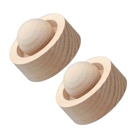 2 Pieces Wooden Essential Oil Diffusers Round Ball Aromatherapy Diffuser Wooden Diffuser Passive Oil Diffusers for Home Office Bathroom Bedroom Car