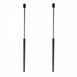 TRQ Rear Window Glass Lift Support Set Compatible with 02-09 Chevy Trailblazer GMC Envoy