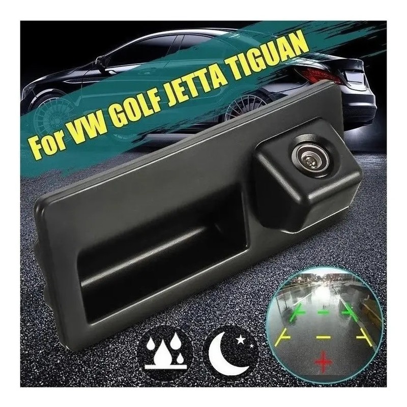 Cámara Reversa Hd Para Vw Jetta Mk6 Virtus Caddy Passat