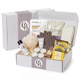 New Mum to Be Gifts Pamper Hamper – Baby Shower Gift for Mum, Pregnancy Gifts, Self Care Home Spa Maternity Present with Bath Salts, Foot Masks & Body Cream, Present for Expecting Mum, Wife or Friend