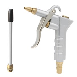 Air Duster Gun, Air Blow Gun, Air Blow Gun, For Cleaning and Drying, Air Gun, Compressor Gun, Equipped with Long Nozzle, Multi-purpose, Cleaning Dust, Air Leak Prevention, Wind Enhancement Nozzle
