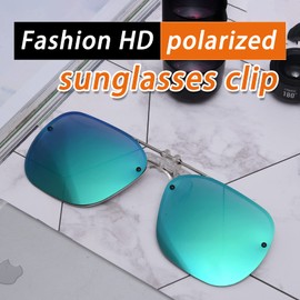 TERAISE Flip up HD Polarized Unisex Clip On Sunglasses for Outdoor/Driving，UV400