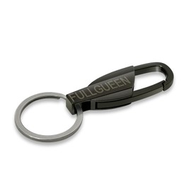 FULLGUEEN Multipurpose Zinc Alloy Keychain Clip Carabiner,Quick Release Key Holder for Home Car Keys