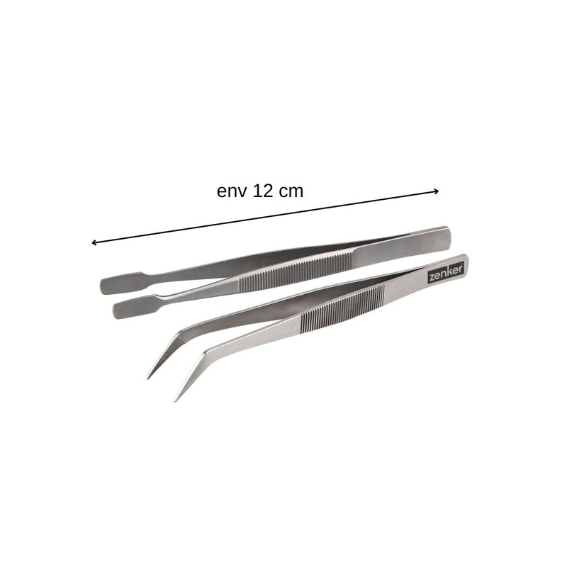 Zenker Decorative Set of 2 Serving and Decorating Tweezers 2-Piece