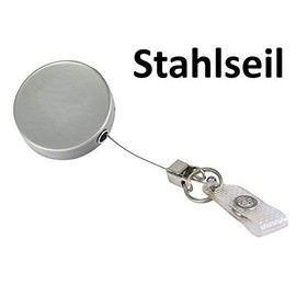 Key Holder Key Chain Rope Belt Clip Extendable JoJo Steel Band Carabiner Pull Strap Steel Cable Steel Cord Strong ID Card Holder Card Holder JoJo Clamp