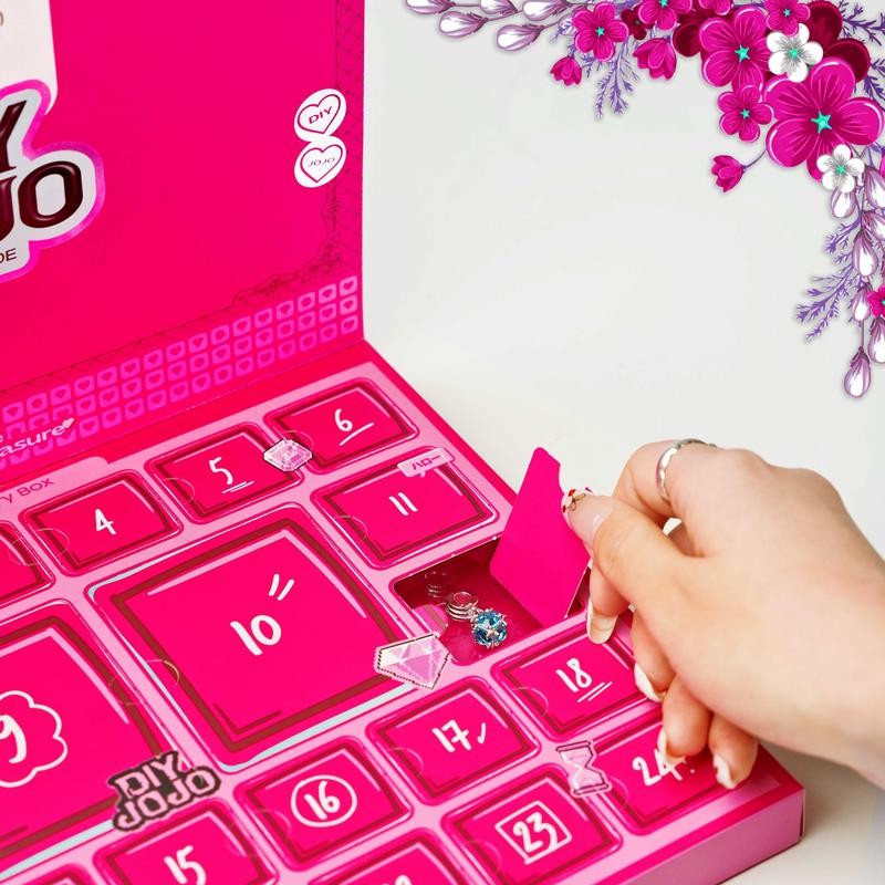 DIYJOJO Advent Calendar Gift Box, Girls' Bracelet Jewelry Making Set,