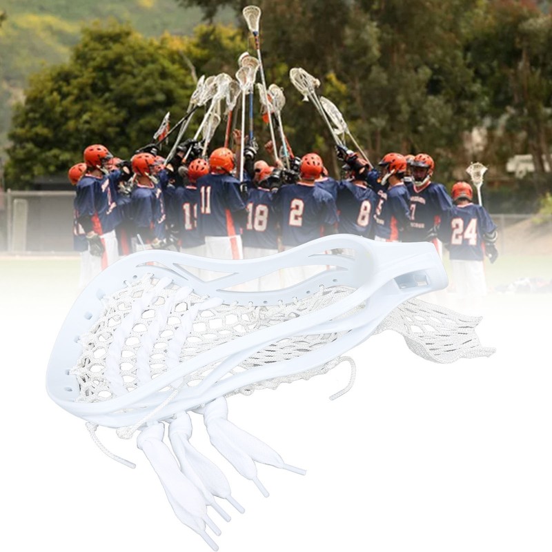 Lacrosse Head Mesh Strung Wear Proof Nylon Lacrosse Stick Heads