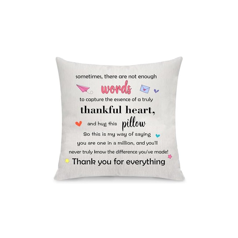 Inspirational Throw Pillowcase Gifts Friends Cushion Cover Gifts Inspirational Quotes