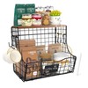 Yomjarl Coffee Bar Organizer Station,Coffee Pod Accessories Holder,Stackable Kitchen Storage
